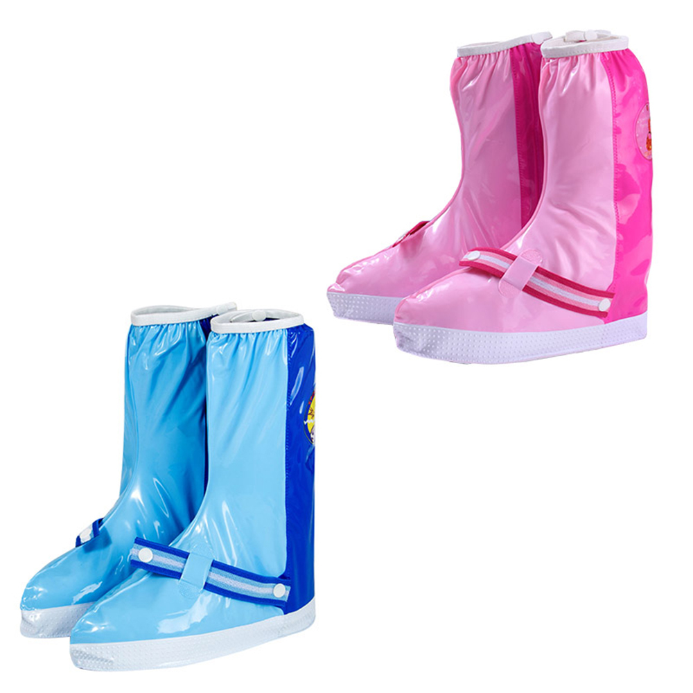 【FAIRRAIN】親子豆腐熊寶貝兒童高筒雨鞋套 -  兩色