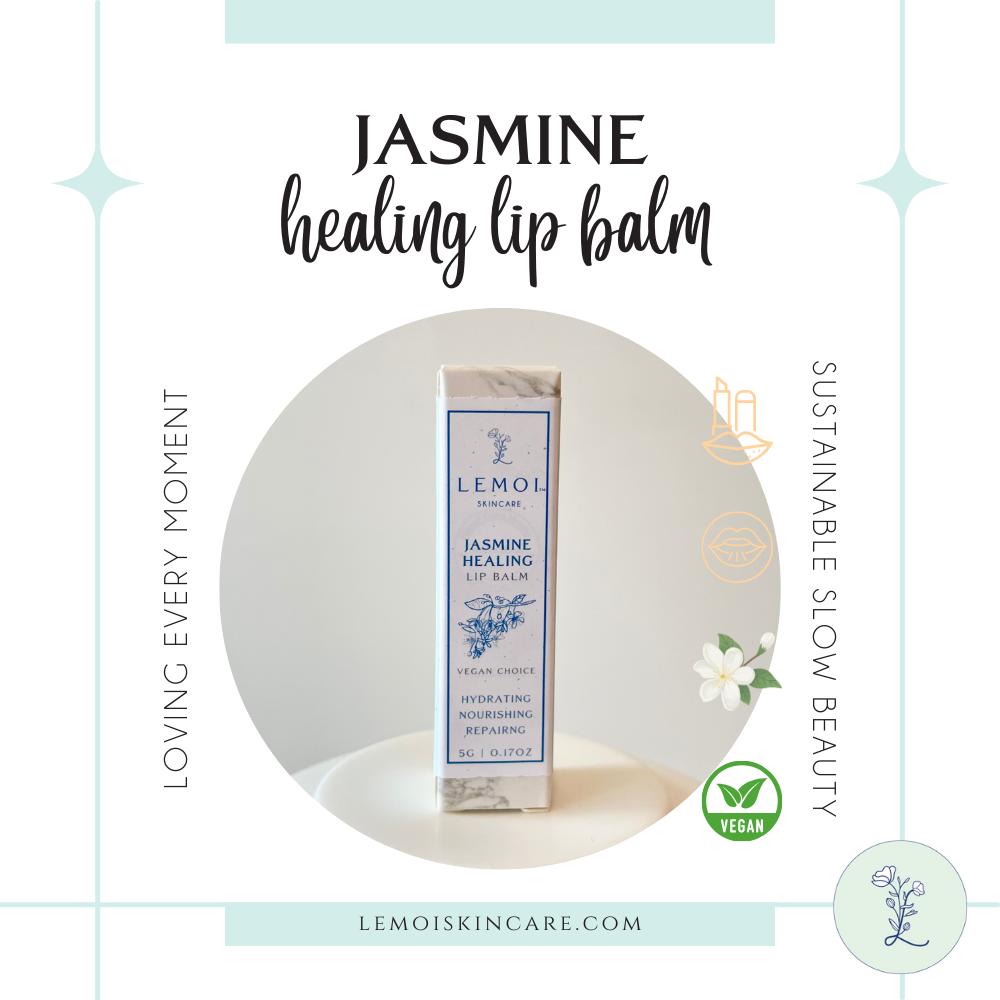 茉莉修護純素潤唇膏