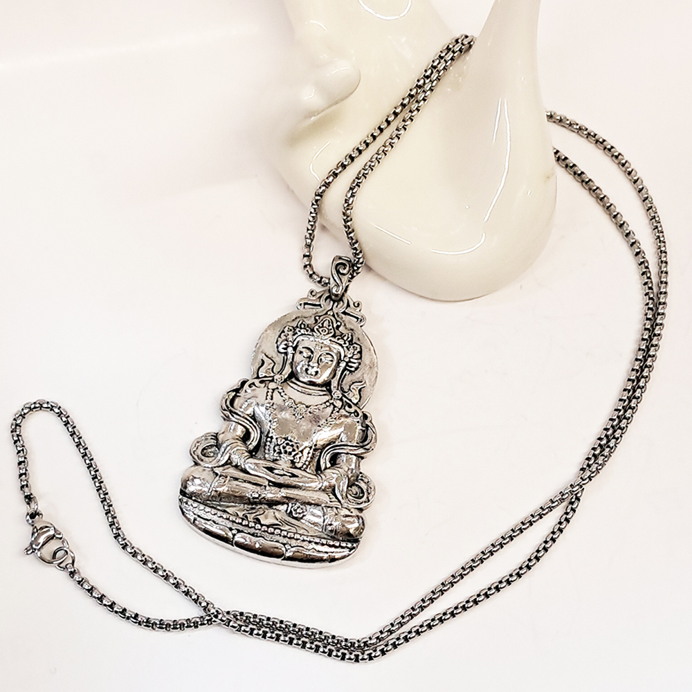 綠度母&鈦鋼項鍊【十方】154021