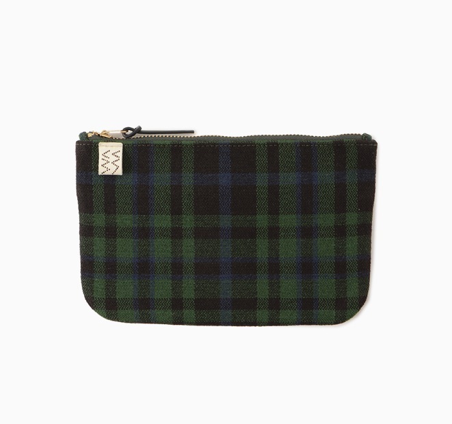 VISVIM 2024 A/W TRAVEL POUCH BUFFALO CHECK - PRE ORDER ITEM (預訂中)