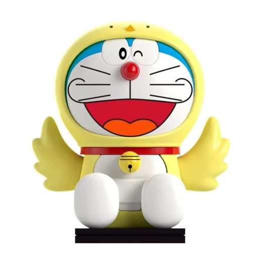 《 Qman 啟蒙積木 》 哆啦A夢 圓頭款積木 小雞