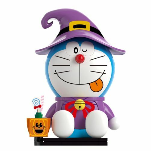 《 Qman 啟蒙積木 》 哆啦A夢 圓頭款積木 巫師