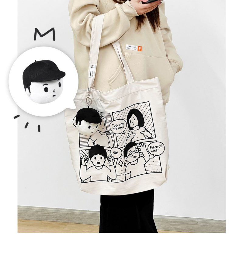 Finerworld 原創漫畫單肩帆布袋