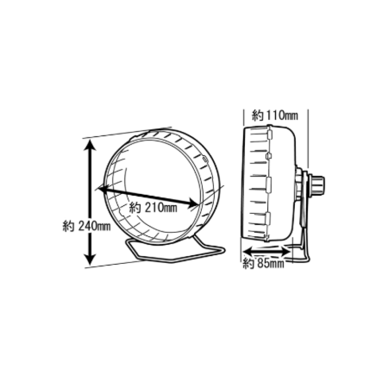 Sanko 超靜跑輪 - 21cm