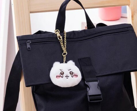 現貨-日本正版 Chiikawa 紅溫兔頭 蔥頭八 喊喊chiikawa 毛毛公仔頭掛件-