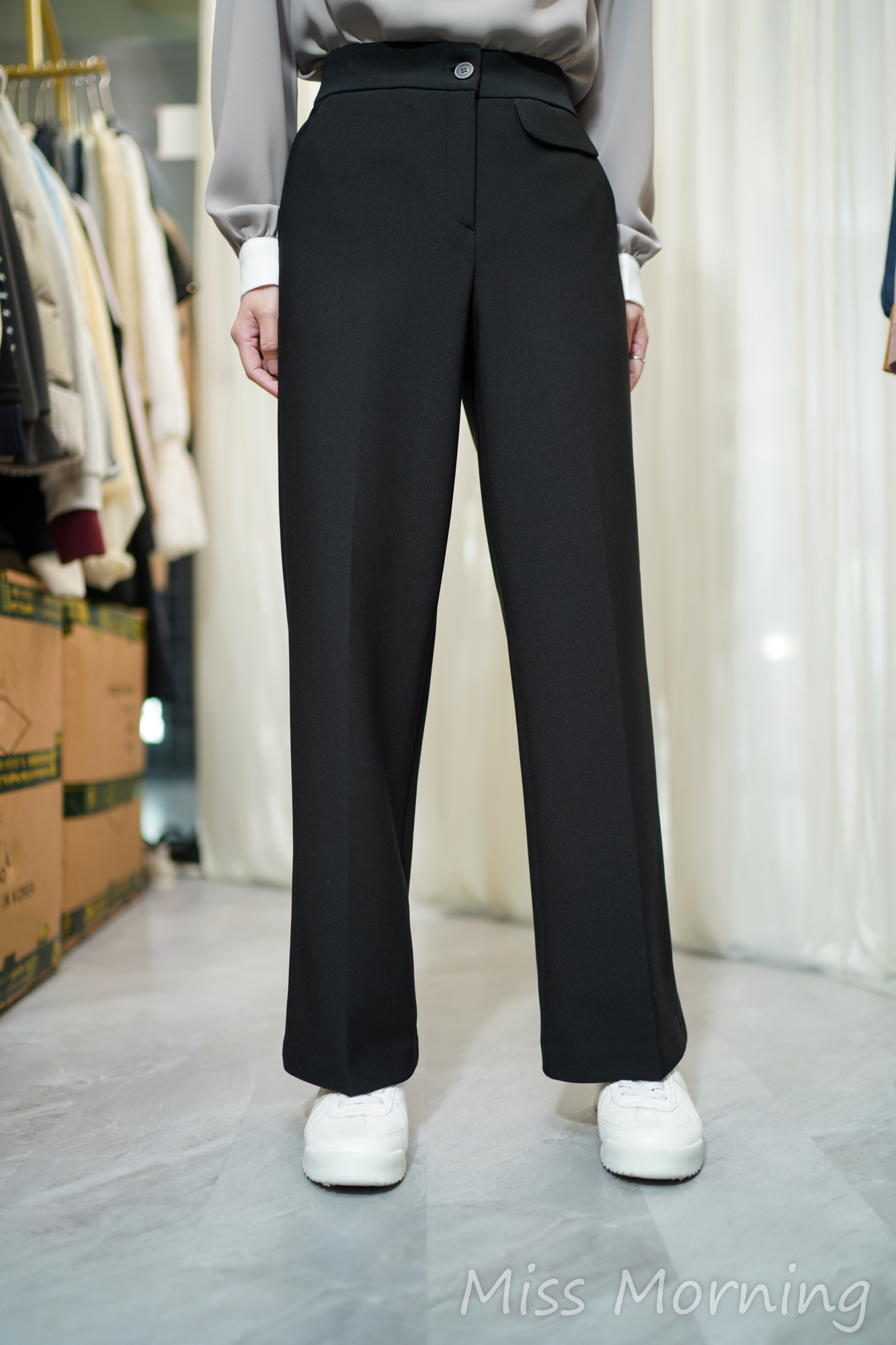 品味免燙雪紡上衣(14354)&必買顯瘦西褲(33862)