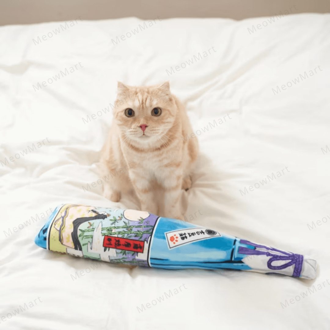 台灣吉豆貓｜清酒一本飲｜微醺貓草包