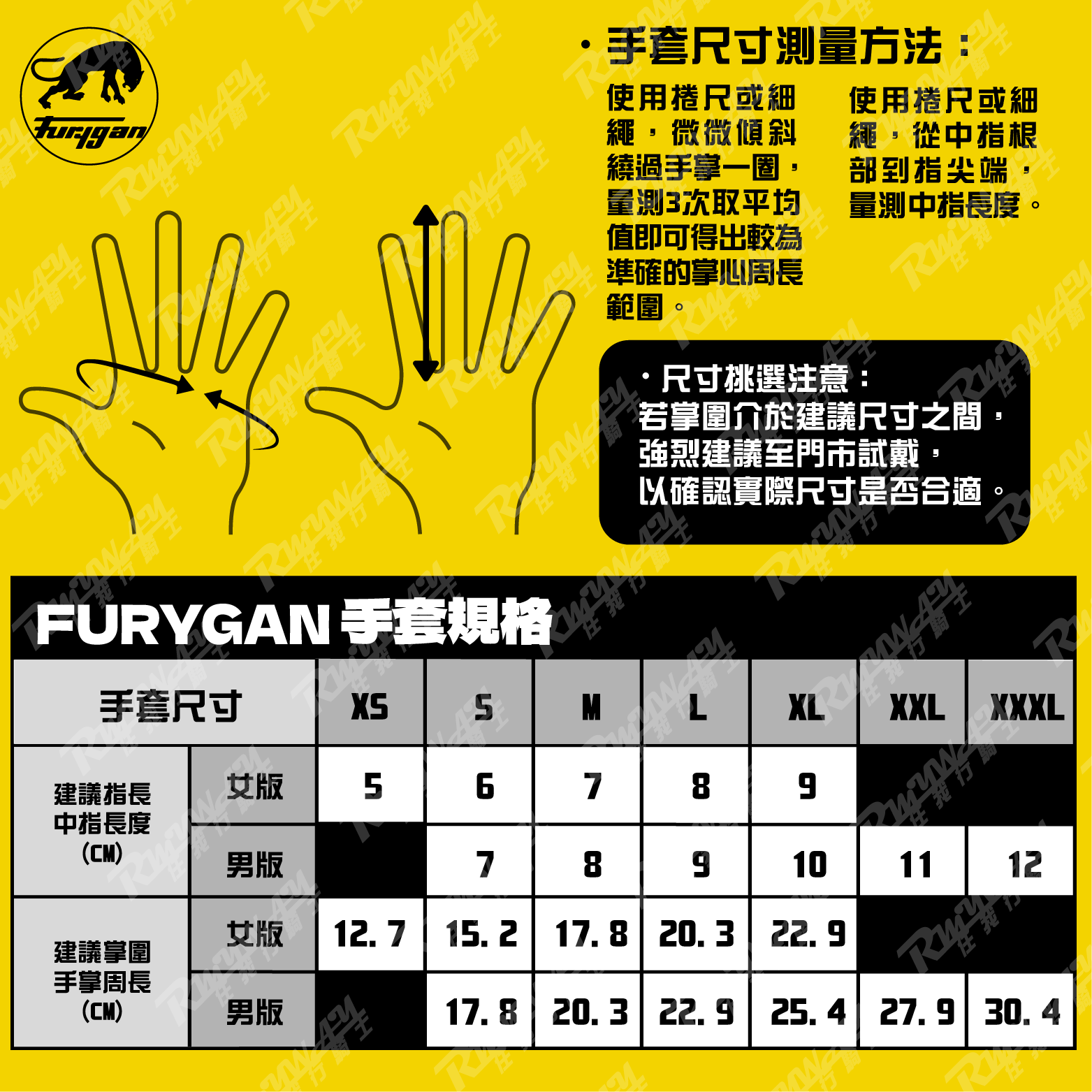 FURYGAN JET LADY ALL SEASONS D3O® EVO 黑黑 防水 冬季手套