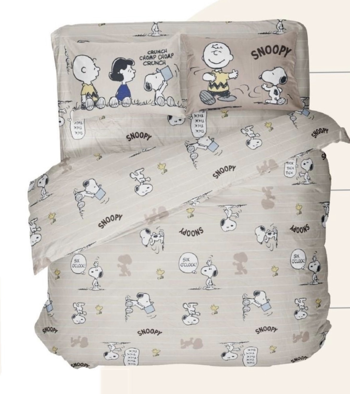 SNOOPY床包兩用被組 | 50支天絲 | SN136 玩耍時光