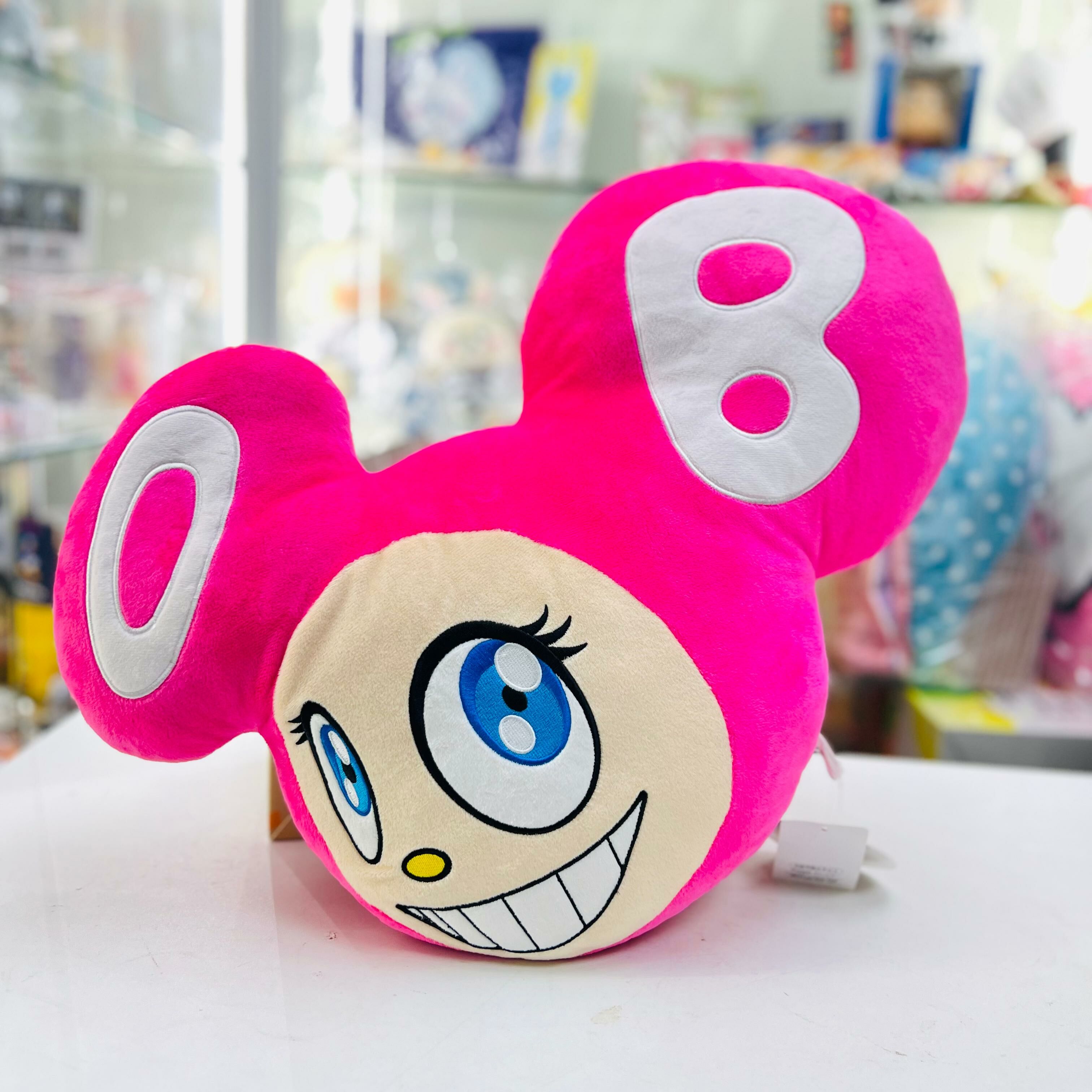 Takashi Murakami Mr. Dob Cushion (Pink)