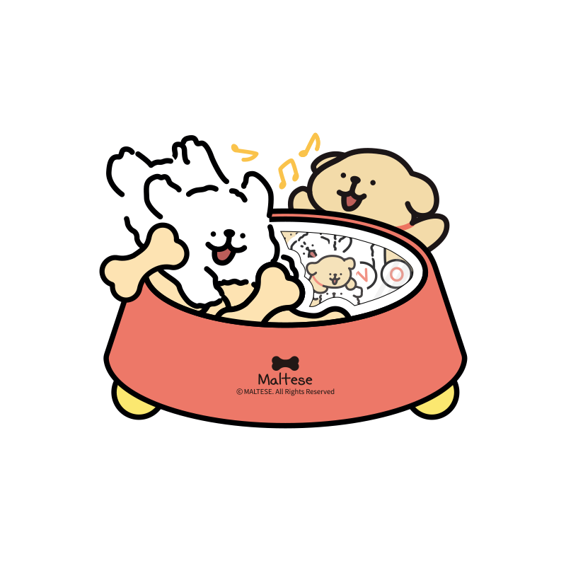 線條小狗系列貼紙包-第三彈