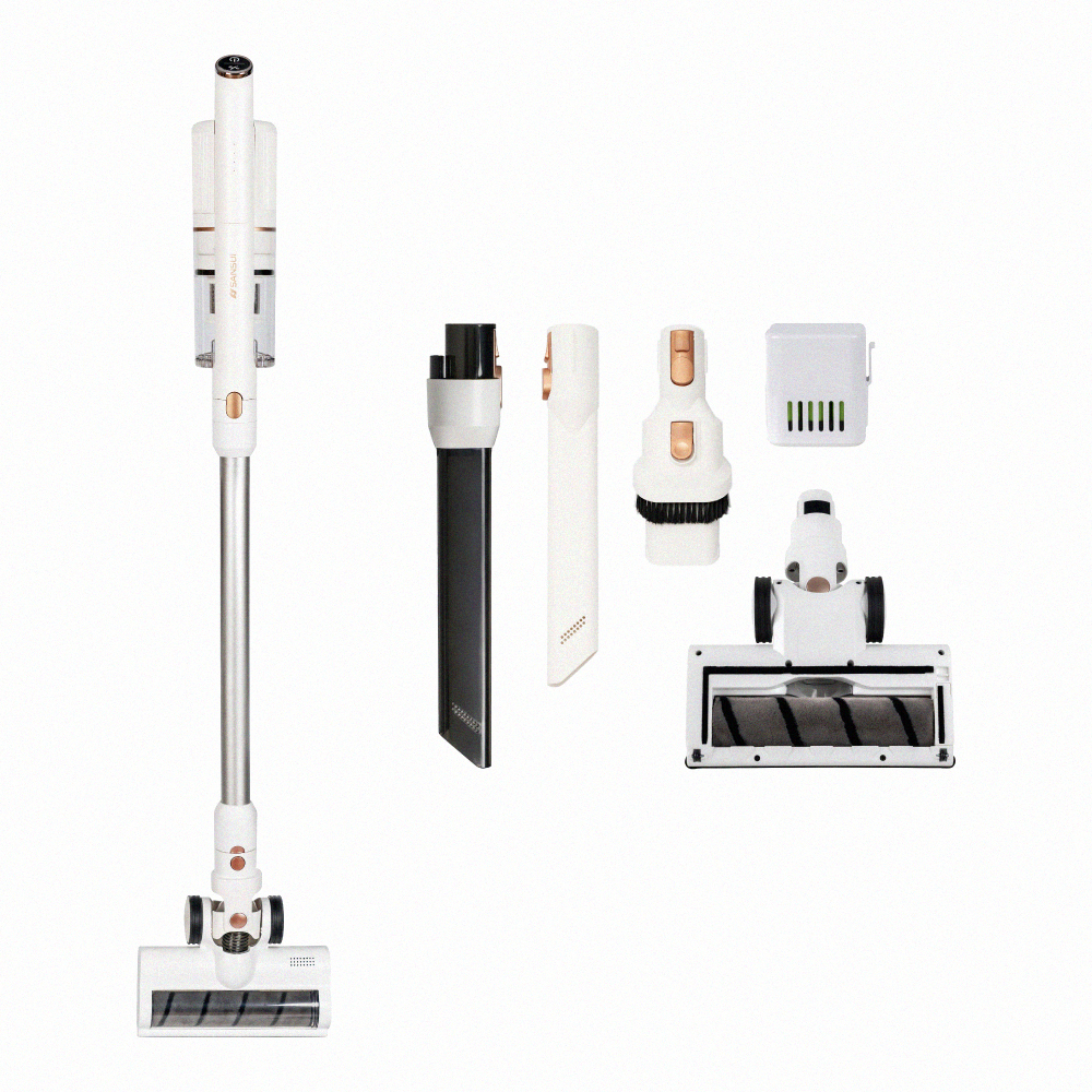 【SANSUI山水】輕量無線吸塵器_標配組SVC-W010