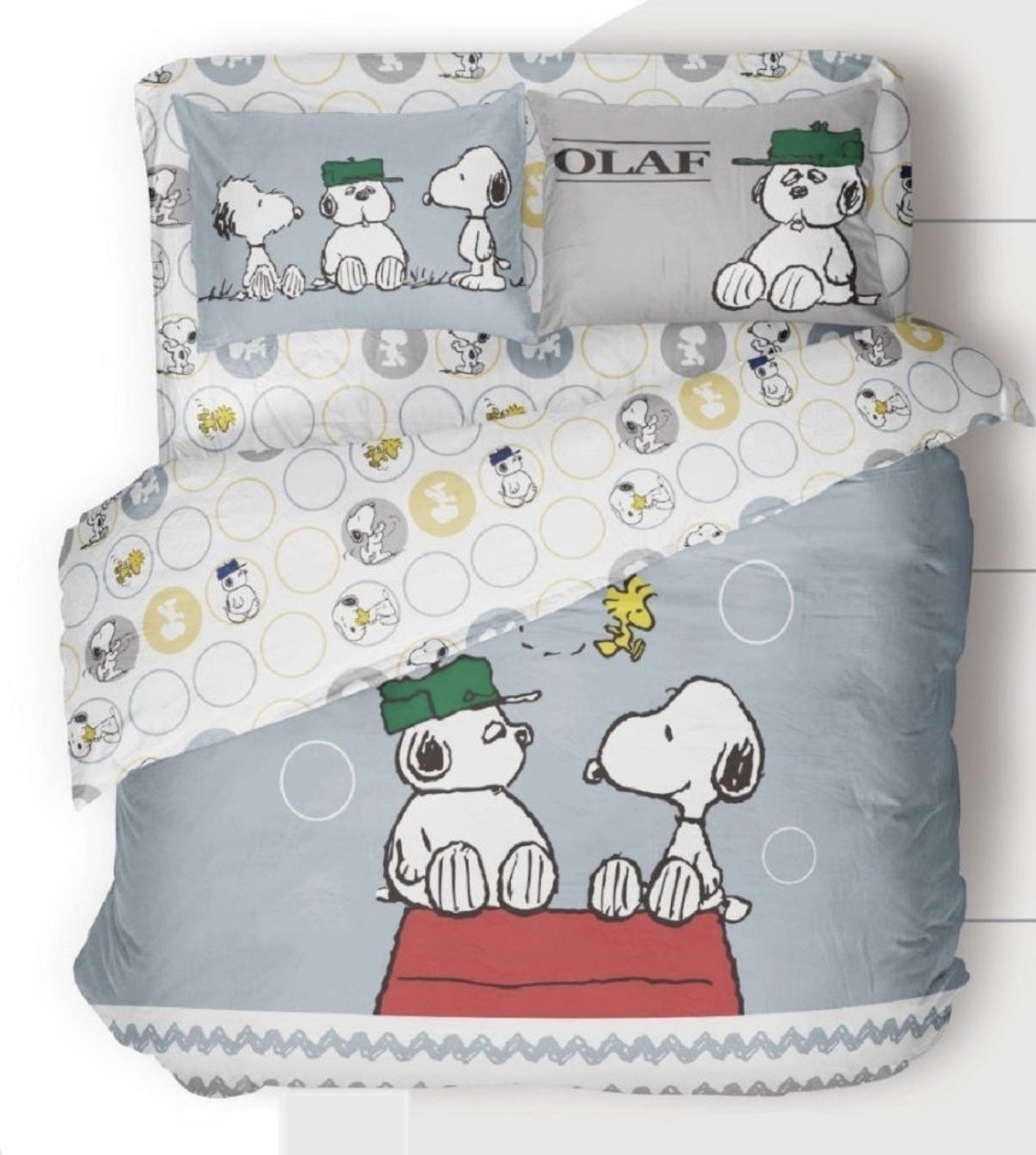 SNOOPY床包兩用被組 | 60支天絲 | SN140 可愛家人