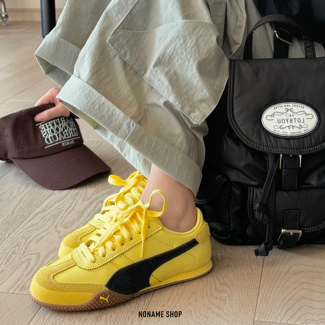 PUMA BELLA UT 復古 德訓鞋 檸檬黃 (男/女款)