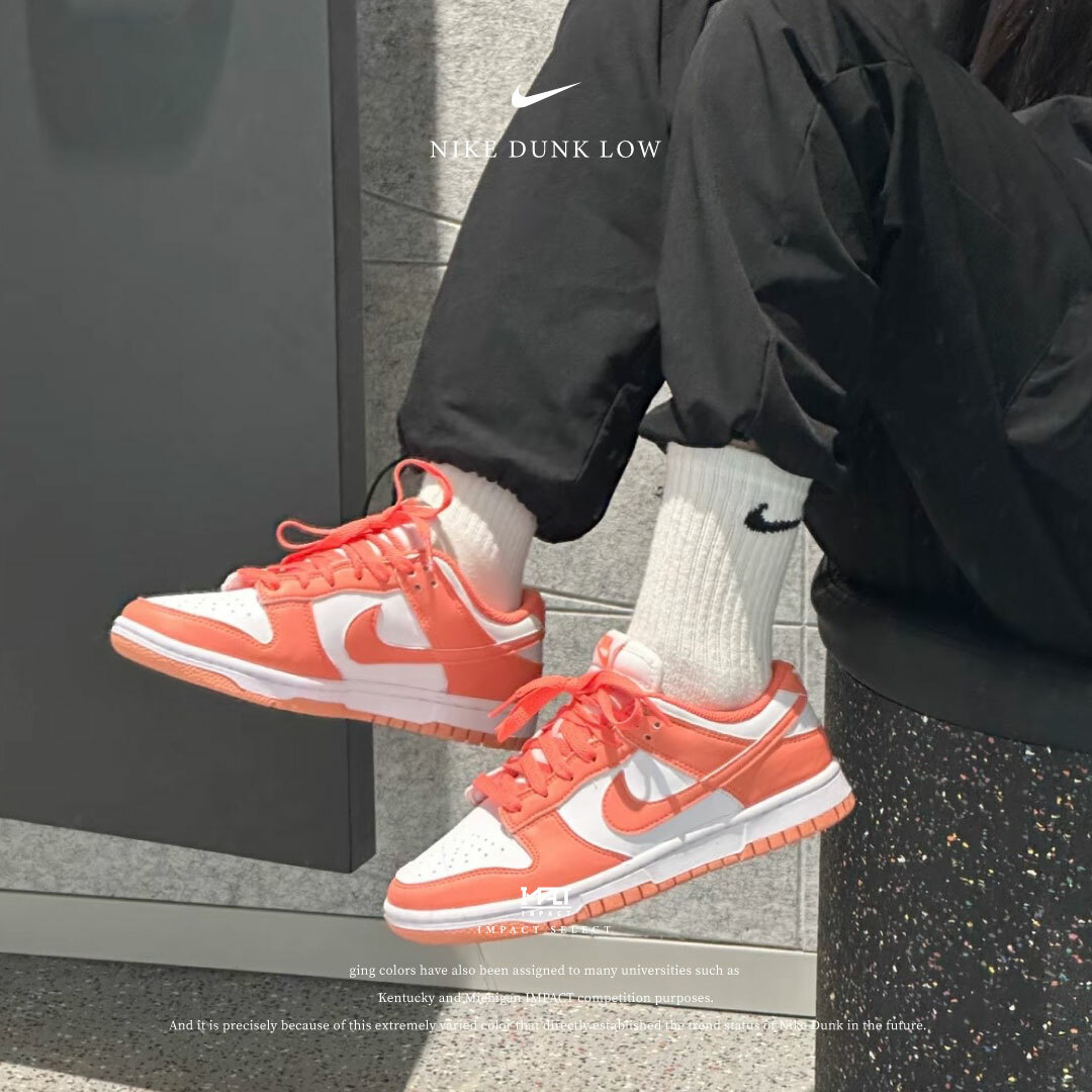 Nike Dunk Low 淺粉橘 白橙 DD1873-109