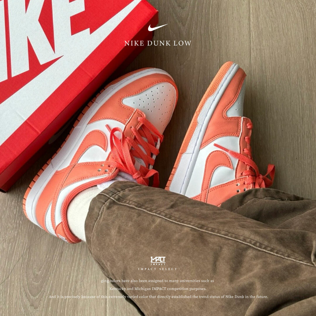 Nike Dunk Low 淺粉橘 白橙 DD1873-109