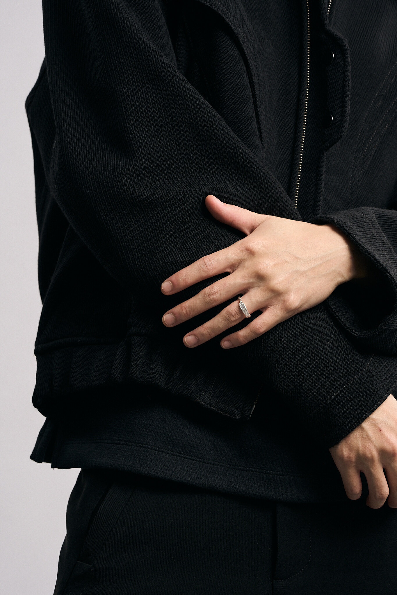 【BLUZ】R-93 銀片粒子戒指