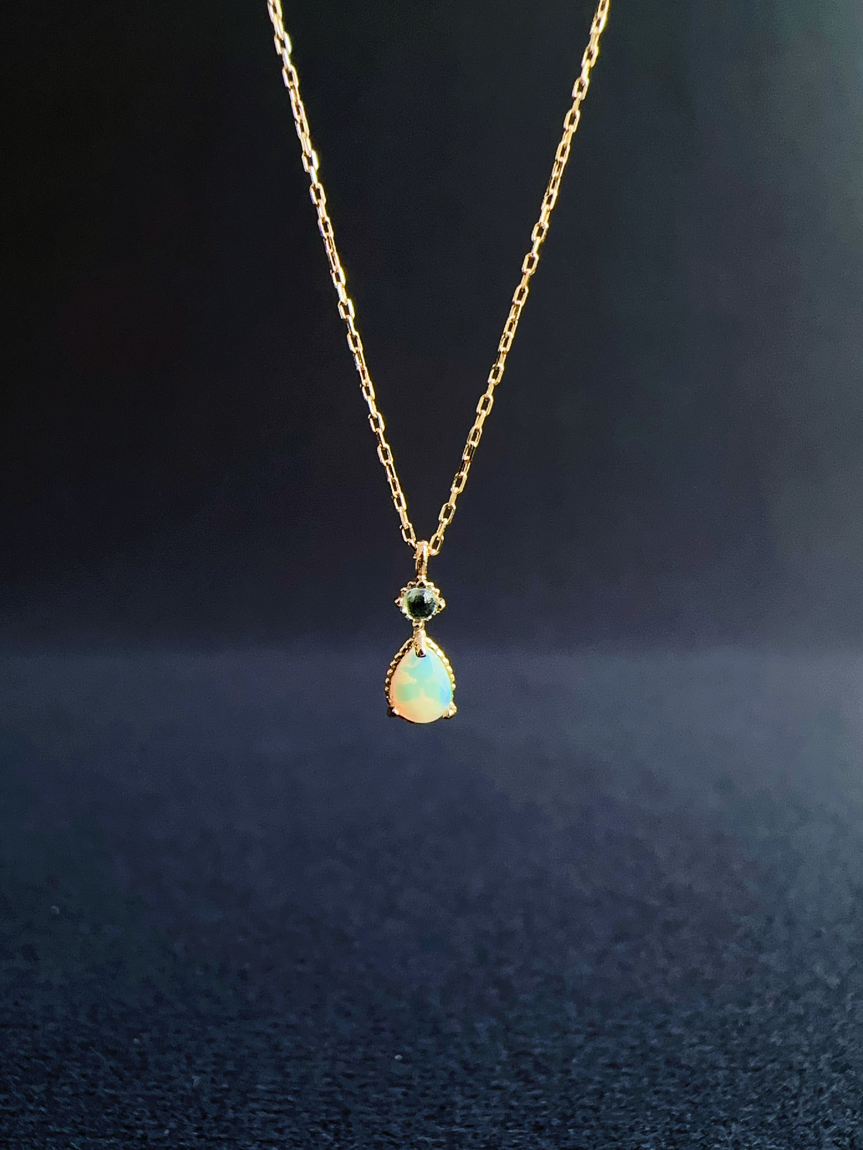 晨映蛋白石｜項鍊