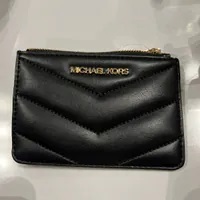 [S] MICHAEL KORS 35R4GTVP1V JET SET TRAVEL SM TZ COINPUCH W ID,BLACK, 196237485434 (SMK1075)