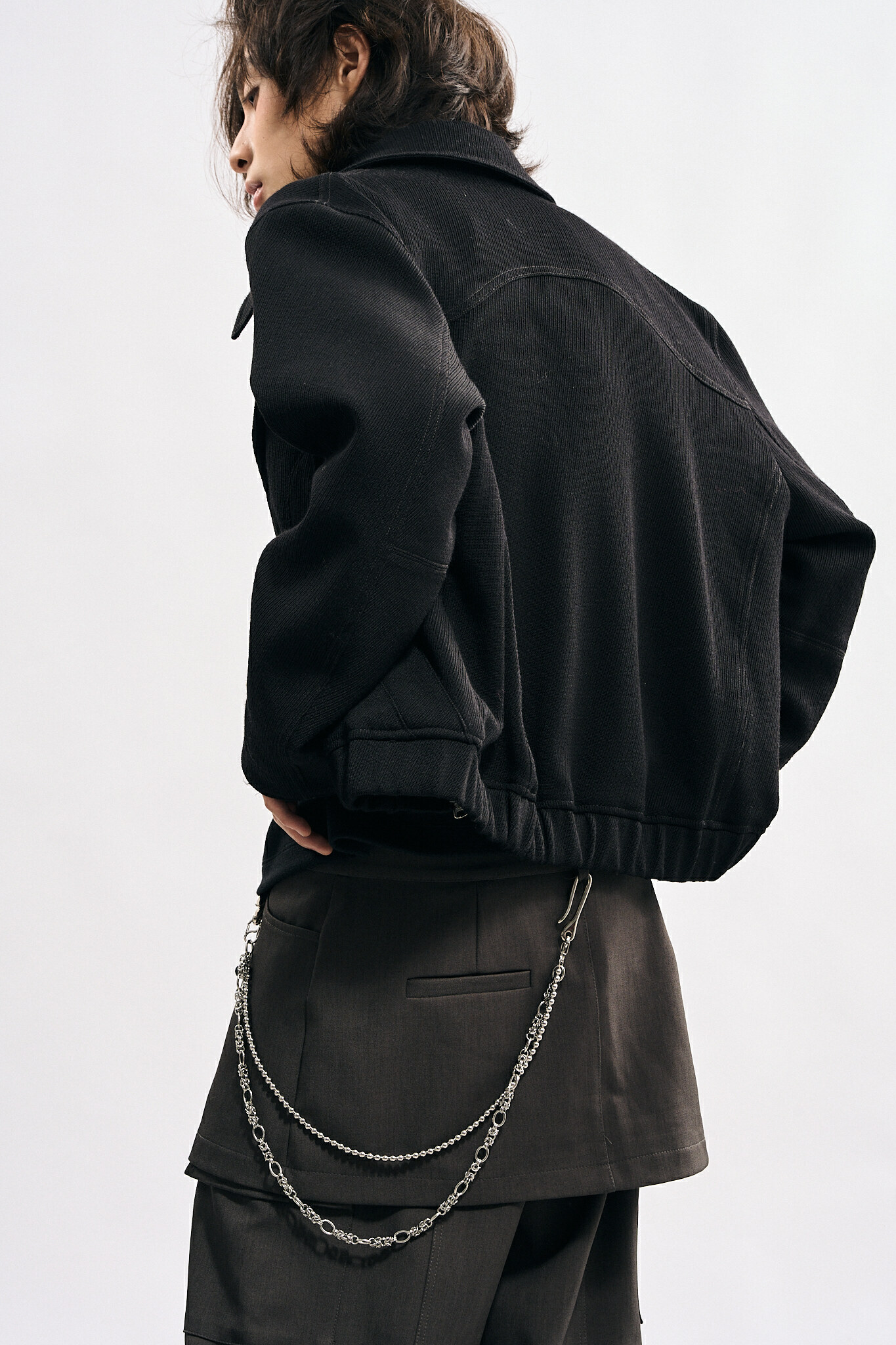 【BLUZ MADE 】| BM07 2lyr Steel balls&chains (trouser chain)