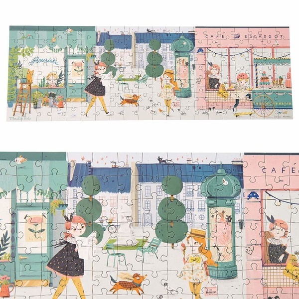 【樂森藥局】法國 Moulin Roty 巴黎女孩拼圖140片