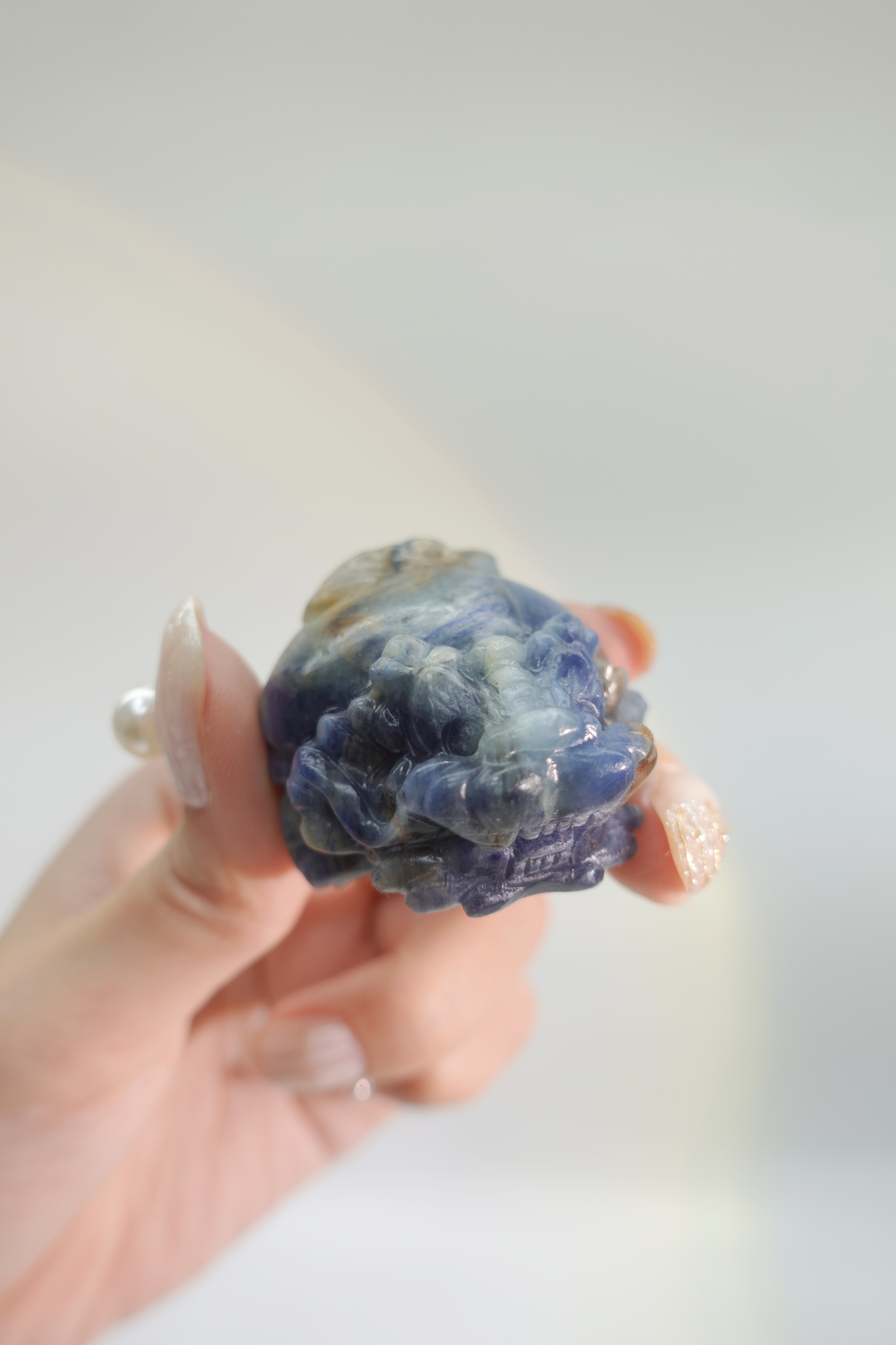 激發創造性 藍晶石 龍龜