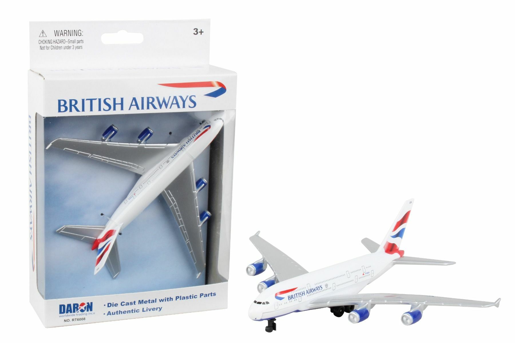 英國航空 A380 單架玩具飛機