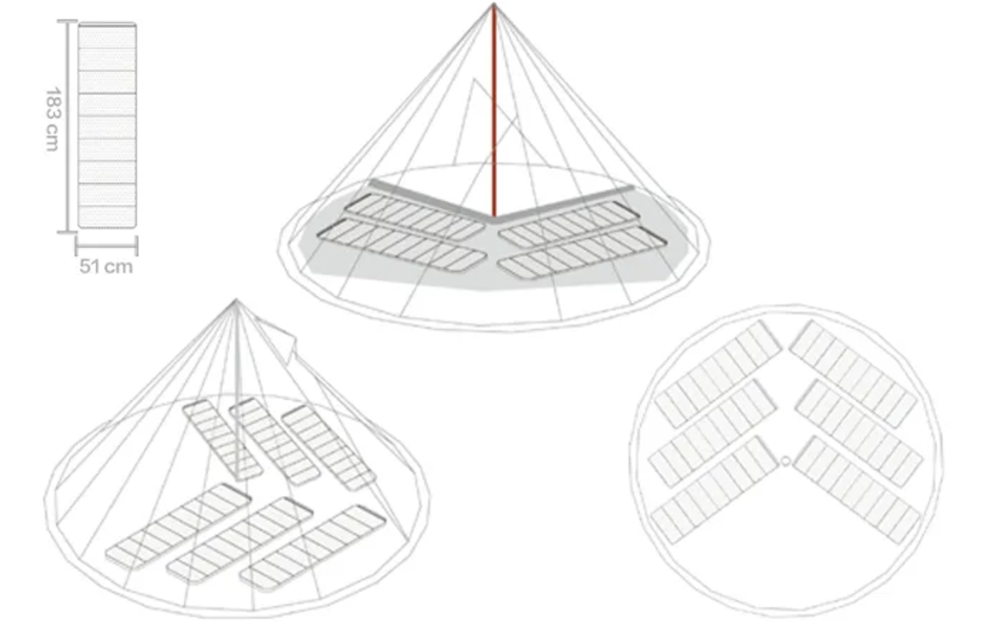 Nortent｜Lavvo 6PC 科技棉單峰帳