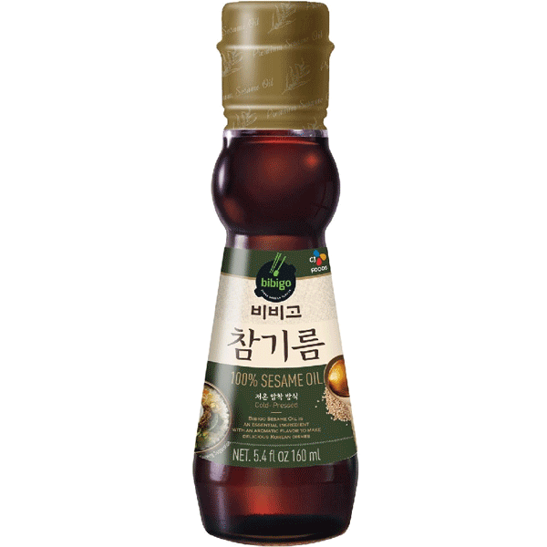 韓國 CJ bibigo 100% 純芝麻油 160ml 500ml