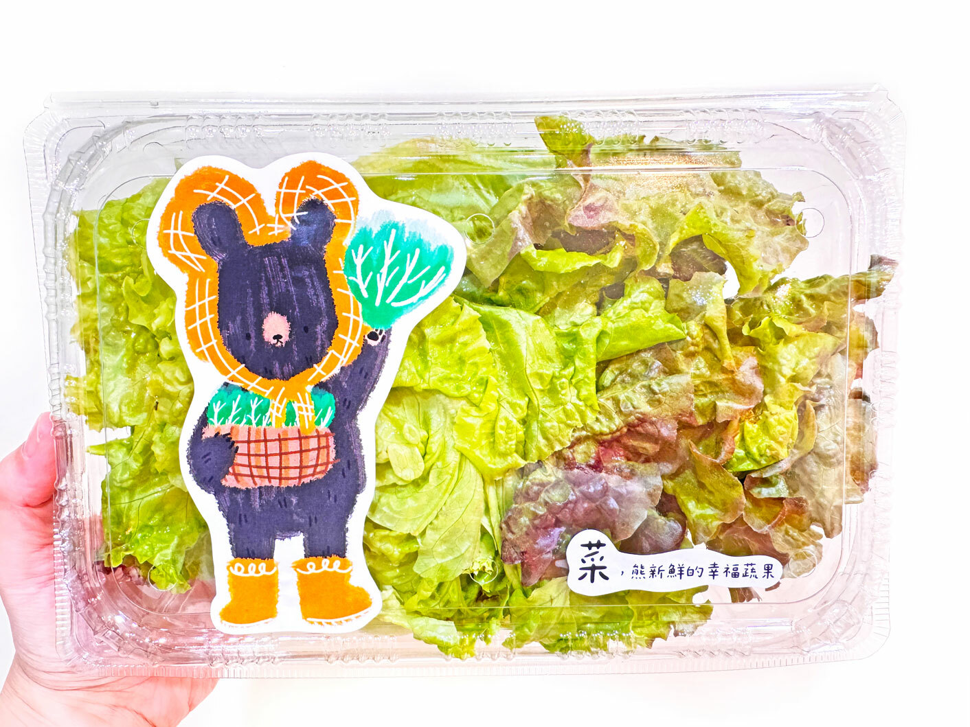 熊老闆無毒土耕蔬菜-綜合萵苣