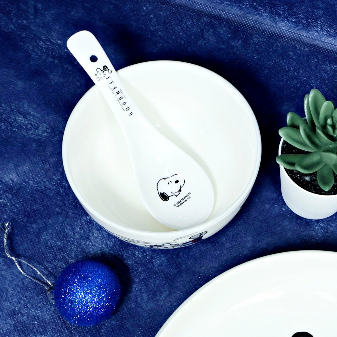 史努比 | 3P 陶瓷餐具套裝(碗,碟,匙)