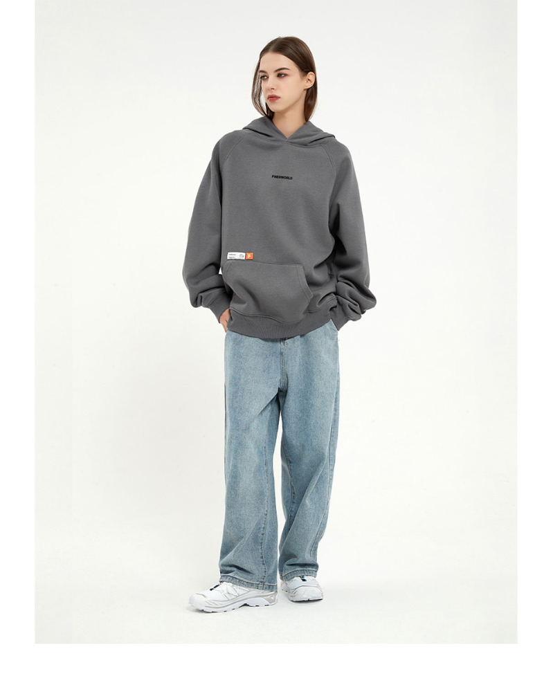 Finerworld 加絨百搭連帽衛衣