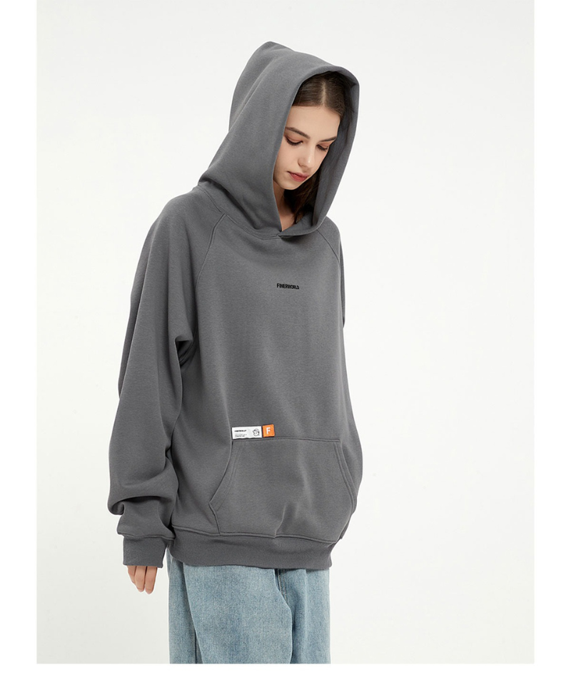 Finerworld 加絨百搭連帽衛衣