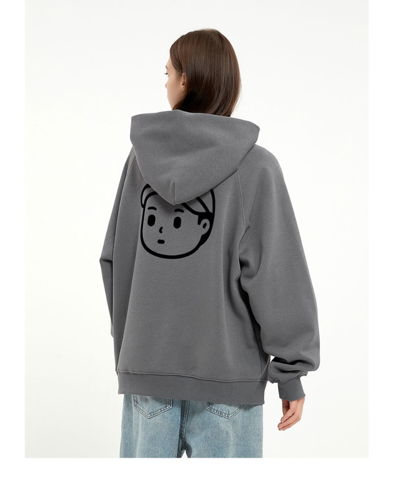 Finerworld 加絨百搭連帽衛衣