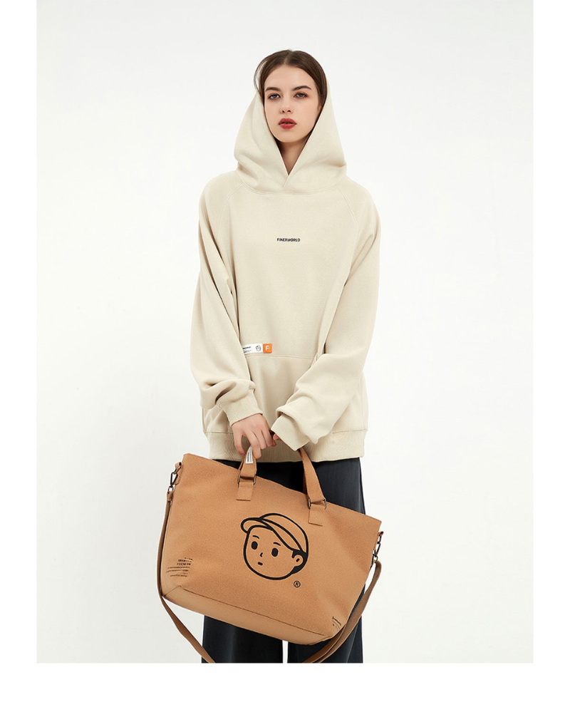 Finerworld 加絨百搭連帽衛衣