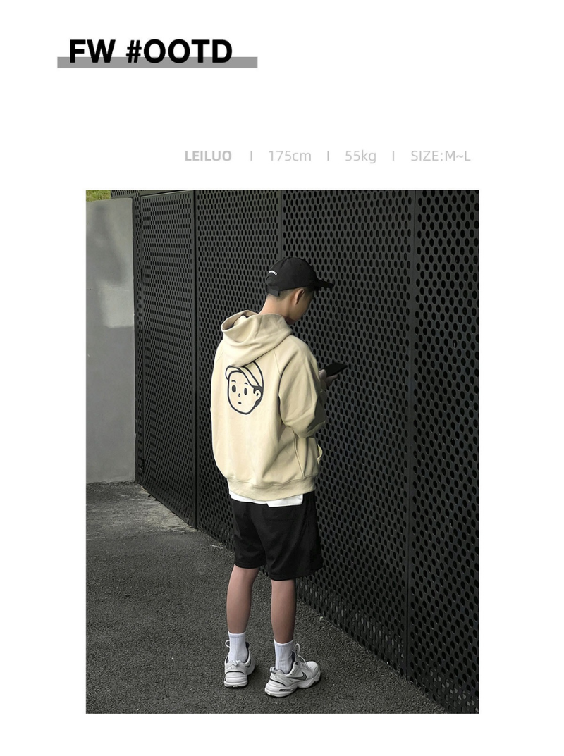 Finerworld 加絨百搭連帽衛衣