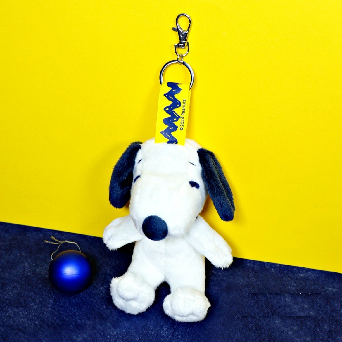 史努比- 陶瓷杯連毛絨公仔鑰匙扣套裝