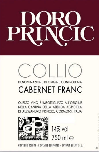Doro Princic Cabernet Franc Collio 2021