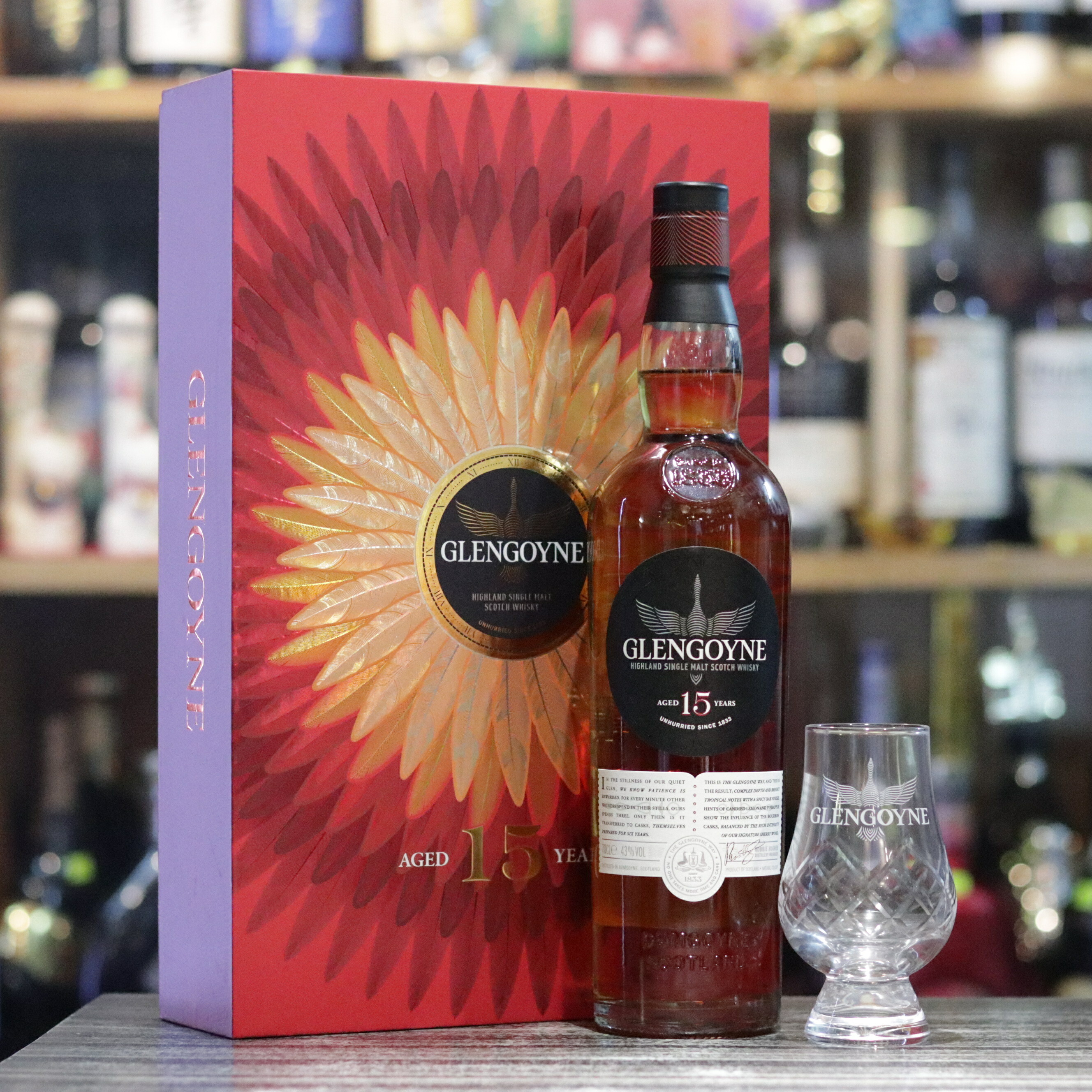 Glengoyne 15 Year Old Gift Set with Whisky Glass - 70cl