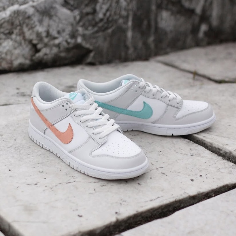 【Focus Store】現貨秒發 Nike Dunk Low GS "Tropical Twist" 綠橘鴛鴦 灰白 大童 CW1590-101