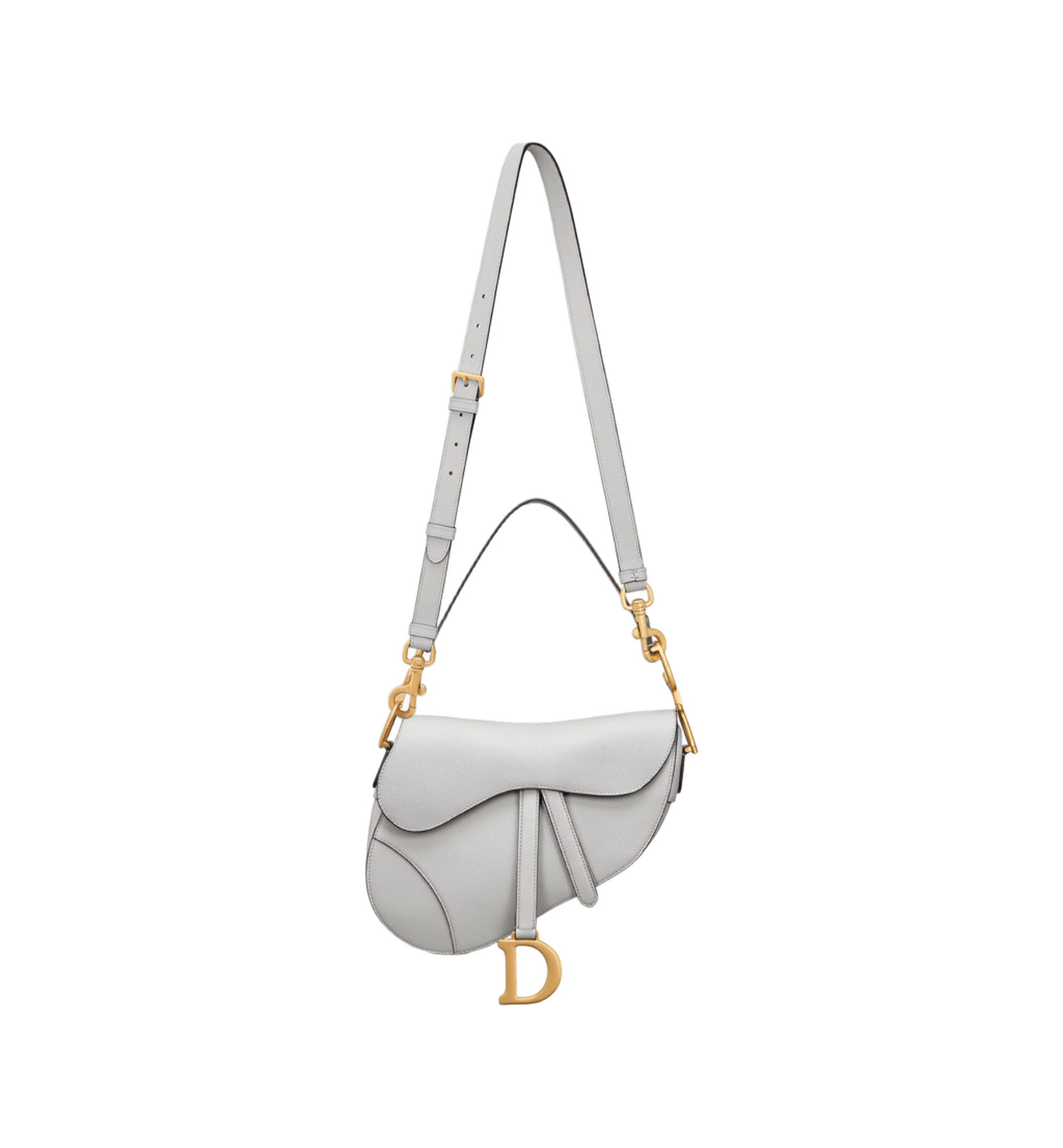 DIOR Saddle 馬鞍袋連肩帶 顆粒小牛皮