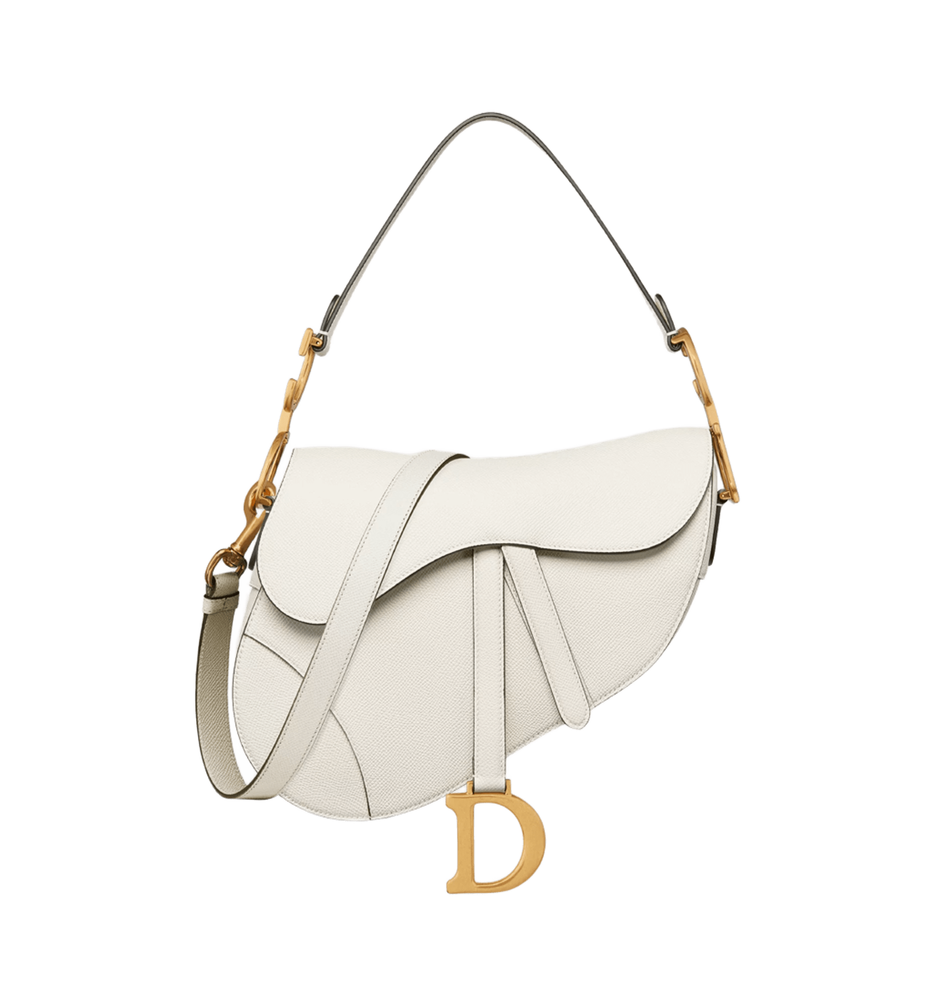 DIOR Saddle 馬鞍袋連肩帶 顆粒小牛皮