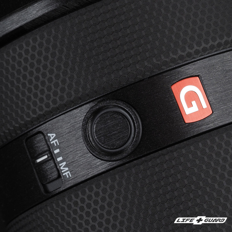 SONY FE 28-70mm F2 GM 貼膜質感，LIFE+GUARD 設計風格