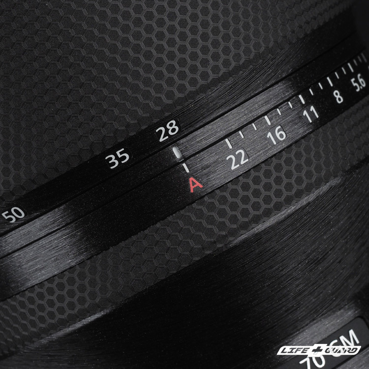 SONY FE 28-70mm F2 GM 貼膜質感，LIFE+GUARD 設計風格