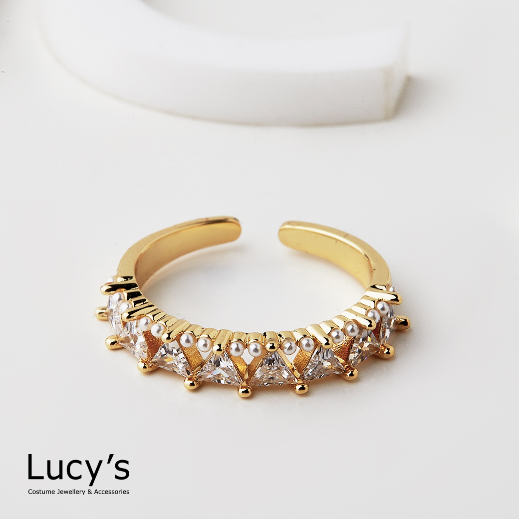 珍耀三角 開口戒 (119077)