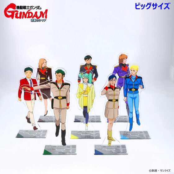222599 Pbandai 預訂2025/2月 機動戦士ガンダム 逆襲のシャア ビッグアクリルスタンド 第二弾 （全8種）大size