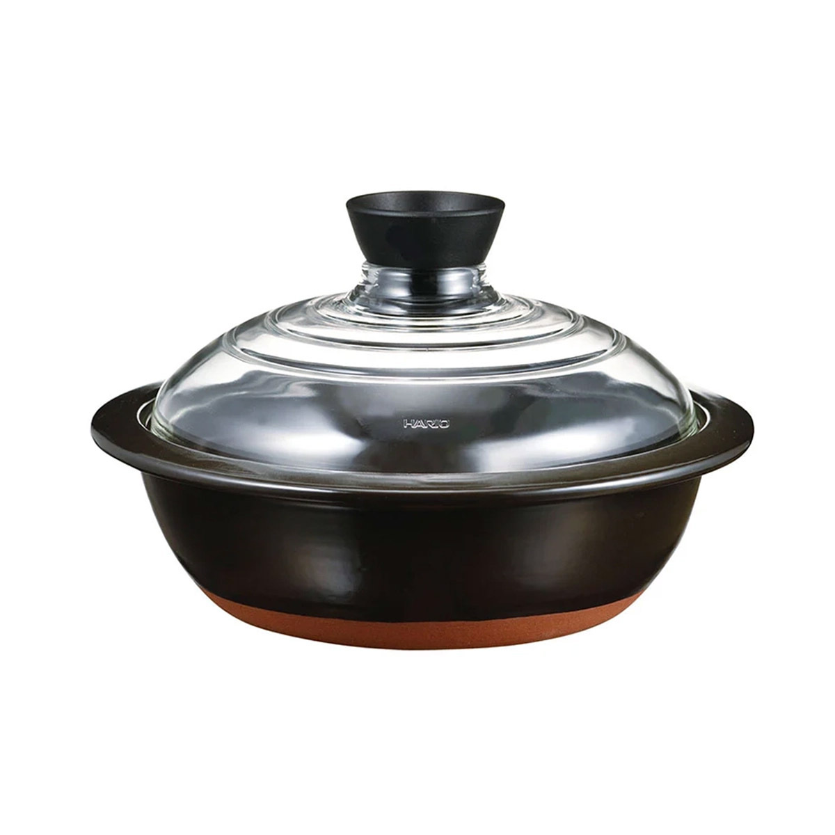 日本 HARIO 2L 8Go Donabe 玻璃蓋烹飪鍋 -GDN-225-B