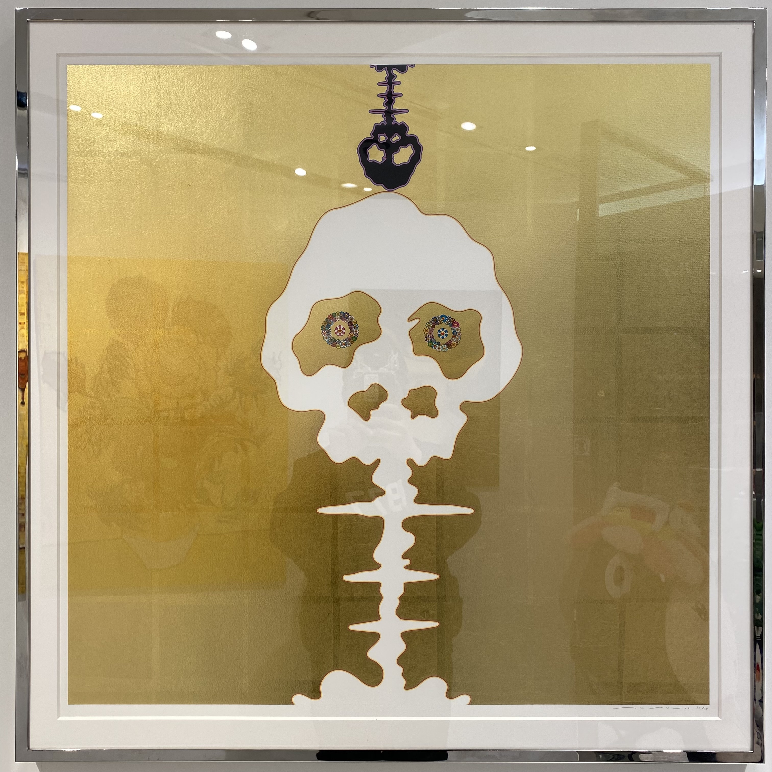 村上隆 Takashi Murakami - 時空母艦-小男孩金銀 Time Bokan-Little Boy Silver Gold 限量版畫