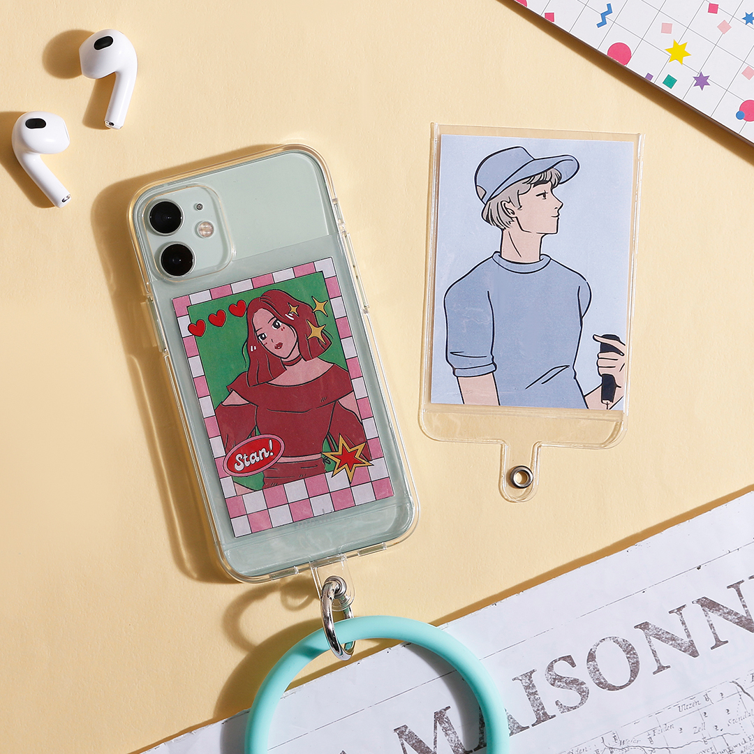 手機殼用卡片保護套/6.6x9.1cm