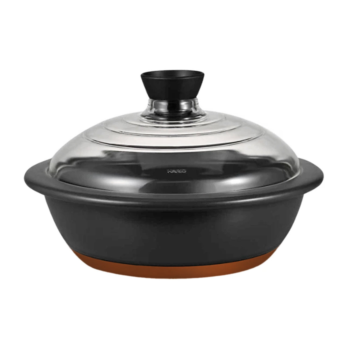 日本 HARIO 3L 9Go Donabe 玻璃蓋烹飪鍋 -GDN-255-B
